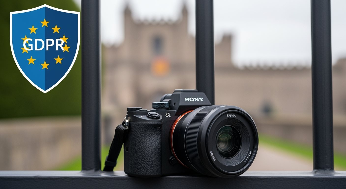 Detailný záber na diaľničnú kameru