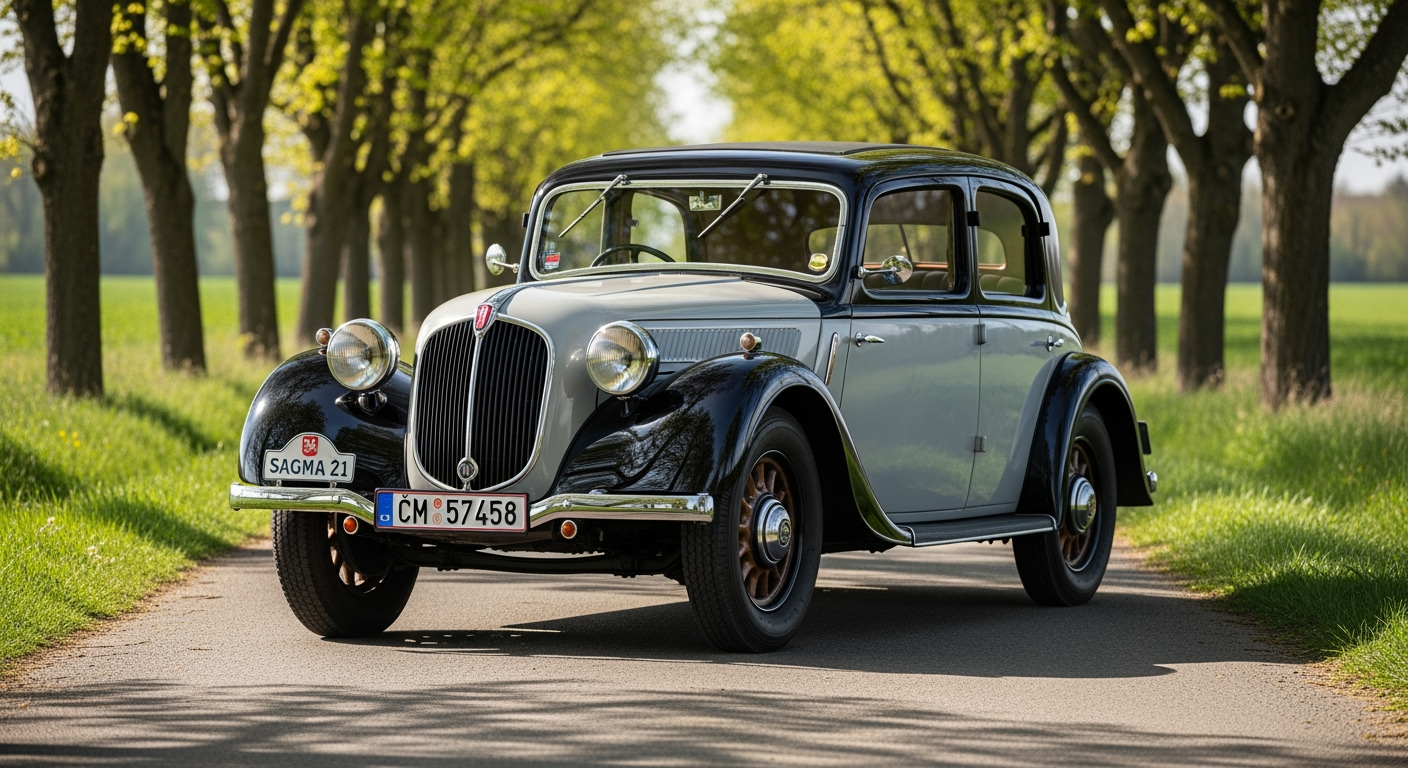 Historické vozidlo s veteránskou poznávacou značkou