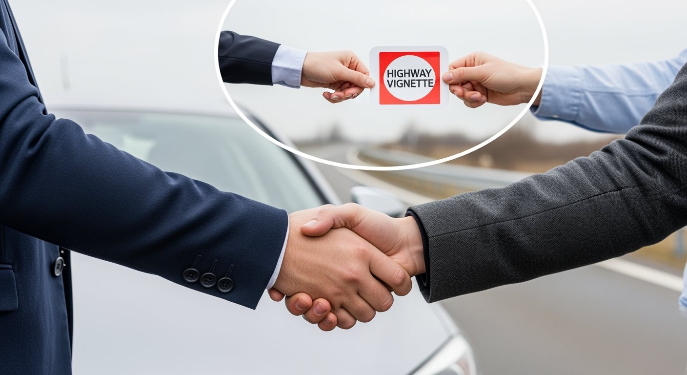 Podanie rúk pri predaji auta