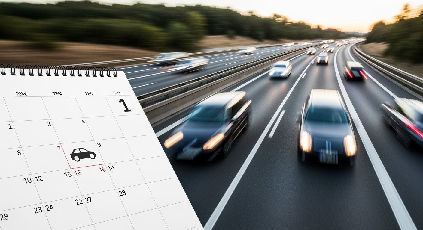 Symbol jednodňovej platnosti diaľničnej známky